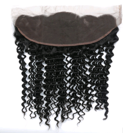 Lace Front deep wave hair block- Real Hair Wig