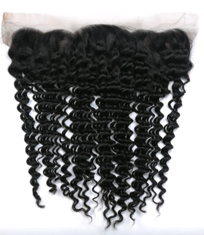 Lace Front deep wave hair block- Real Hair Wig