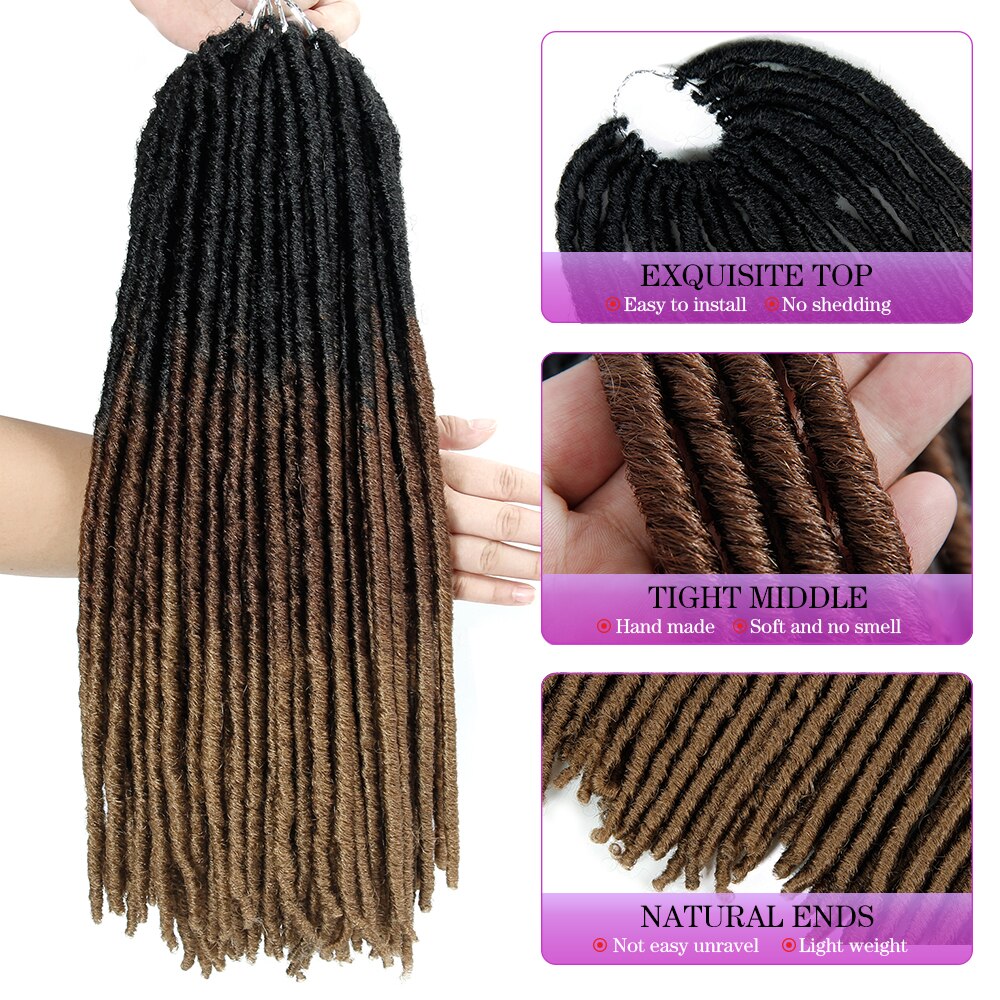 Synthetic Dreadlocks Crochet