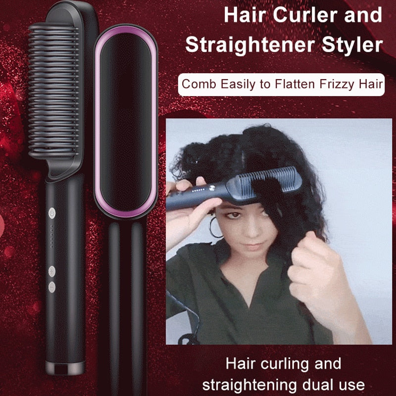 Electric Hair Straightener Comb