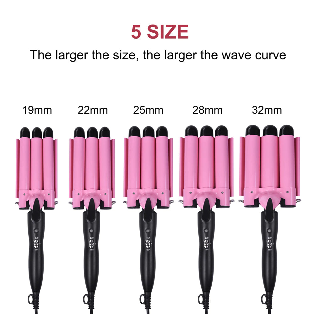 3 Barrels Hair Curling Iron